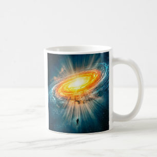 Mug Galaxie spirale dorée Astronaute Science-fiction E