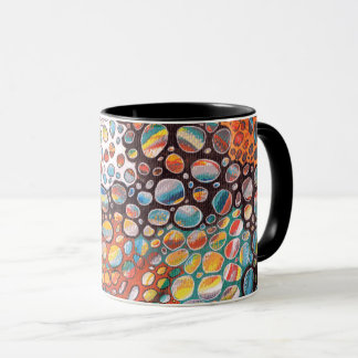 Mug Galets colorés intemporels Oeuvre originale