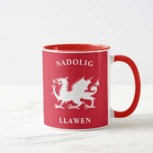 Mug Gallois Joyeux Noël Simple Celtique Nadolig Llawen