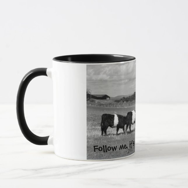 Mug Galloway ceinturé trois par jeunes. "Suivez-moi " (Gauche)