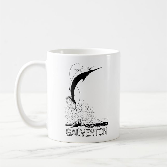 Mug Galveston, TX Pêche sportive (Gauche)