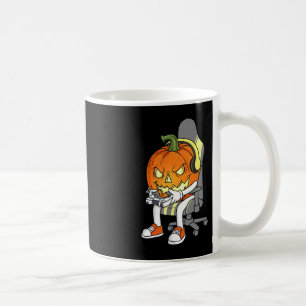 Mug Gamer Halloween Jackolantern Scandale Jeux Garçons