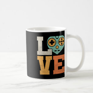 Mug Gamer Love Outfit Vidéo Vintage Costume de jeu Ret