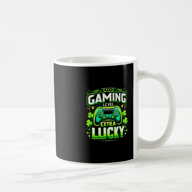 Mug Gamer St Patricks Day Boys Video Games St Pats Gam (Droite)
