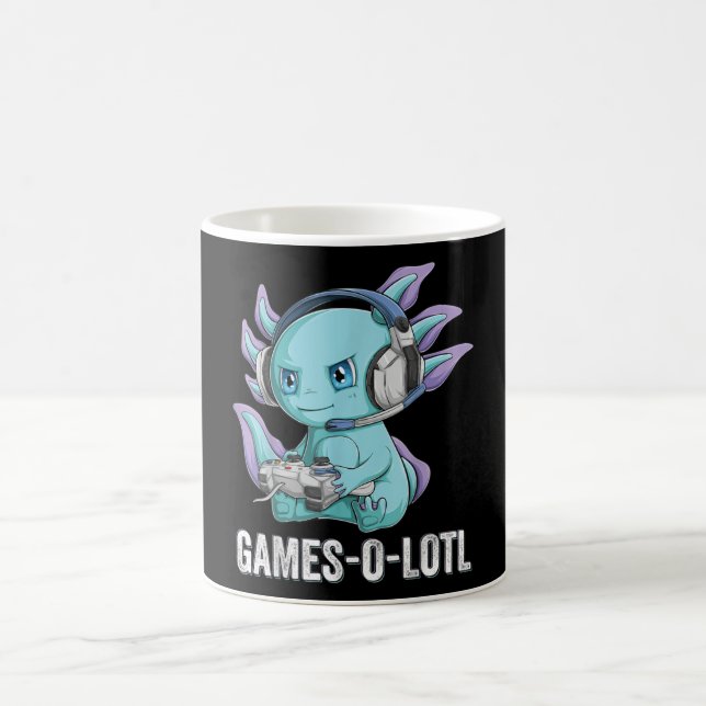 Mug Gamesolotl Axolotl Vidéo Gamer Kawaii Anime garçon (Centre)