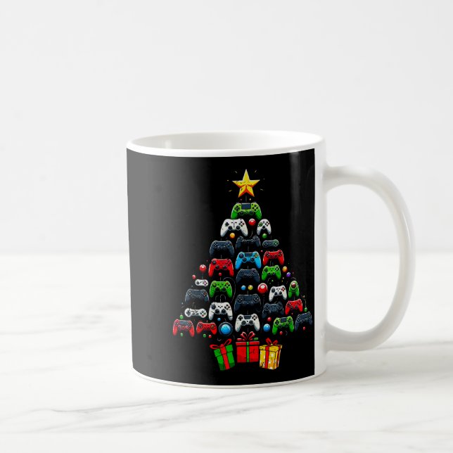 Mug Gaming Controllers Christmas Tree Funny Gamer Boys (Droite)