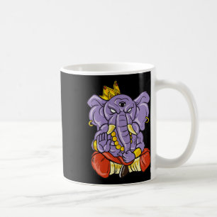 Mug Ganésha éléphant à trois yeux pour le yoga et la m
