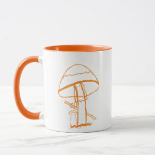 Mug   Gangster Mushroom With A Katana