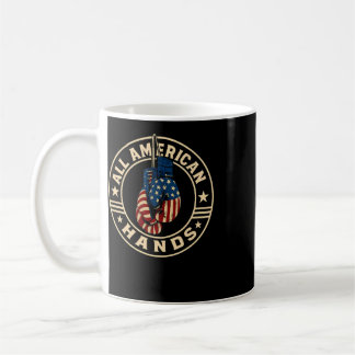 Mug Gants de boxe All American Hands Patriotique Drape
