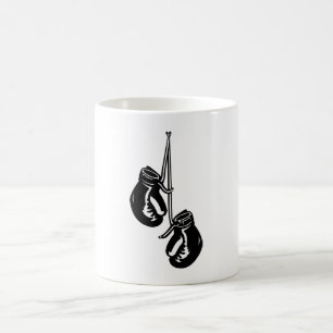 Mug Gants de boxe suspendus vintage Rétro Fighter
