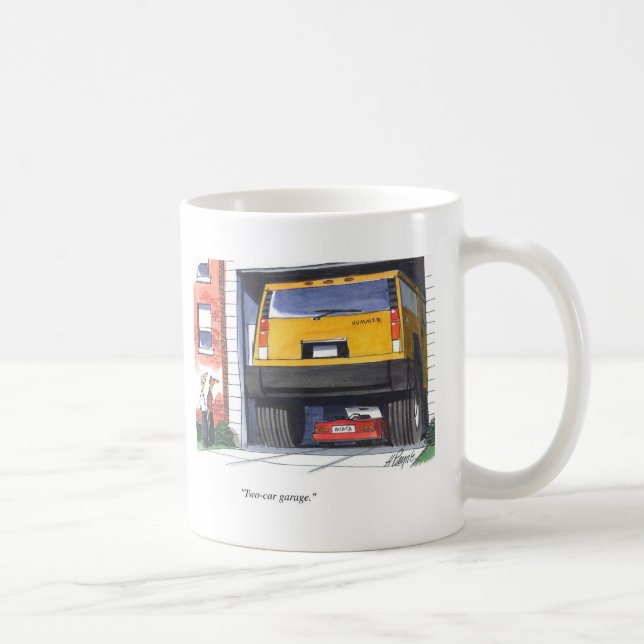 Mug Garage de deux voitures (Droite)