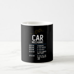 Mug garage de réparation mécanique de voiture drôle