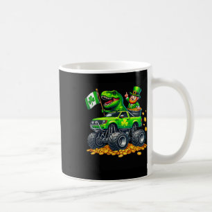 Mug Garçon camion monstre T-rex Leprechaun Saint-Patri