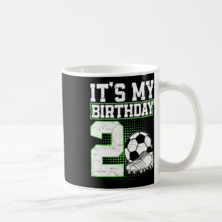 Mug Garçon de 2 ans footballeur C'est mon 2ème anniver