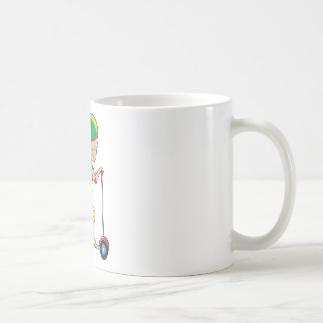 Mug Garçon de scooter (Droite)