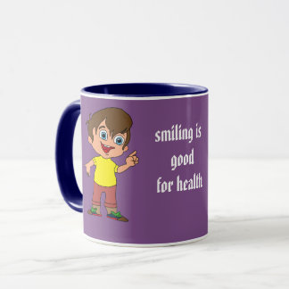 Mug garçon de sourire
