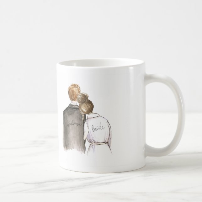 Mug Garçon d'honneur ? Homme de blonde de jeune mariée (Droite)
