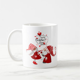 Mug Garçon & fille Valentines gnome Happy Valentines t