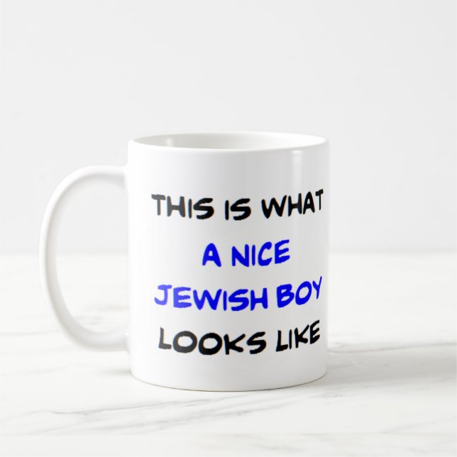 Mug garçon juif, gentil (Gauche)