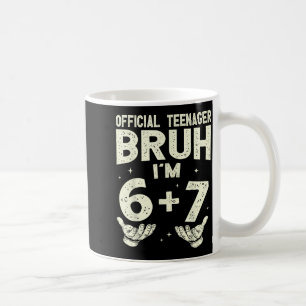 Mug garçons adolescents de 13 ans d'anniversaire six s