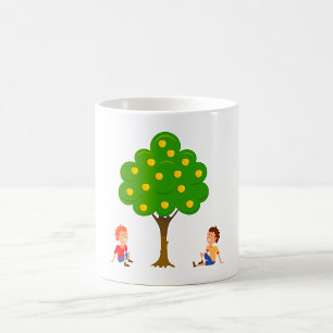 Mug Garçons Sous Un Pommier