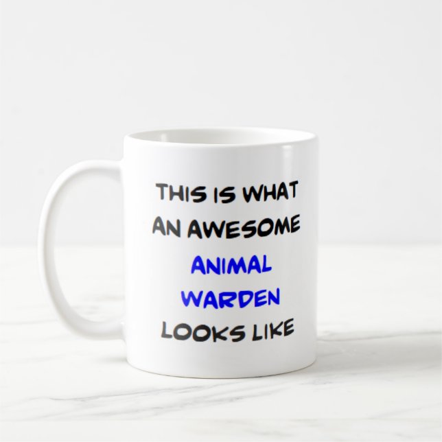 Mug garde d'animaux, génial (Gauche)