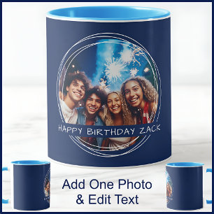 Mug Garde souvenir de message photo modèle Anniversair