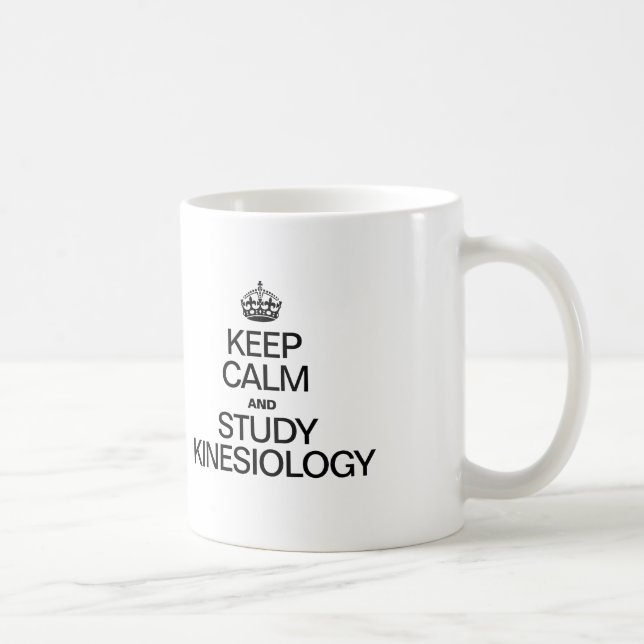 MUG GARDER LE CALME ET ÉTUDIER LA KINÉSIOLOGIE (Droite)