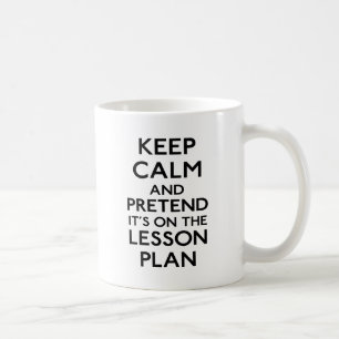 Mug Garder le calme plan de leçons