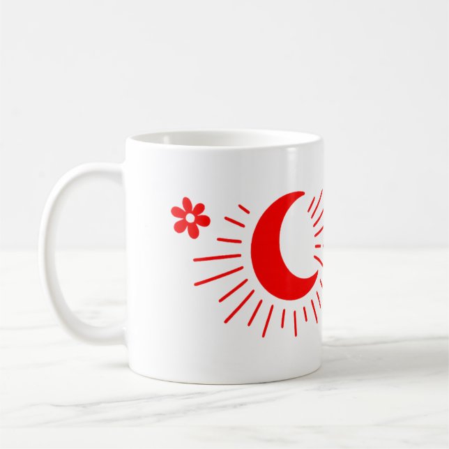 Mug Garder l'enfant de la lune sauvage - Boho Celestia (Gauche)
