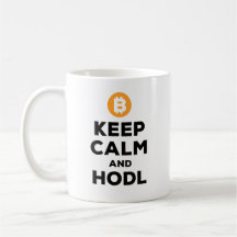 Gardez le bitcoin de calme et de hodl