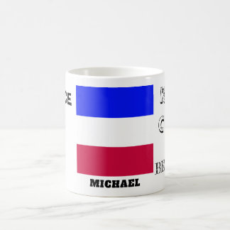 Mug Gardez le calme avec le drapeau français