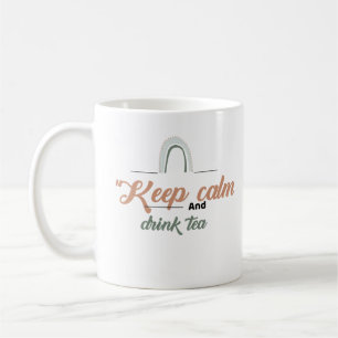 Mug Gardez le calme et buvez du thé