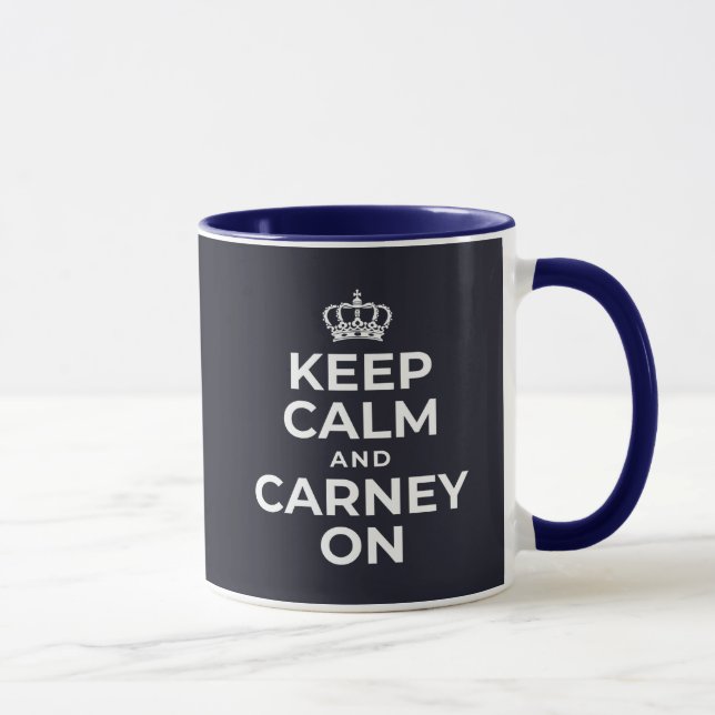 Mug Gardez Le Calme Et Carney Sur (Droite)