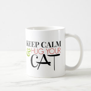 Mug Gardez le calme et étreignez votre chat