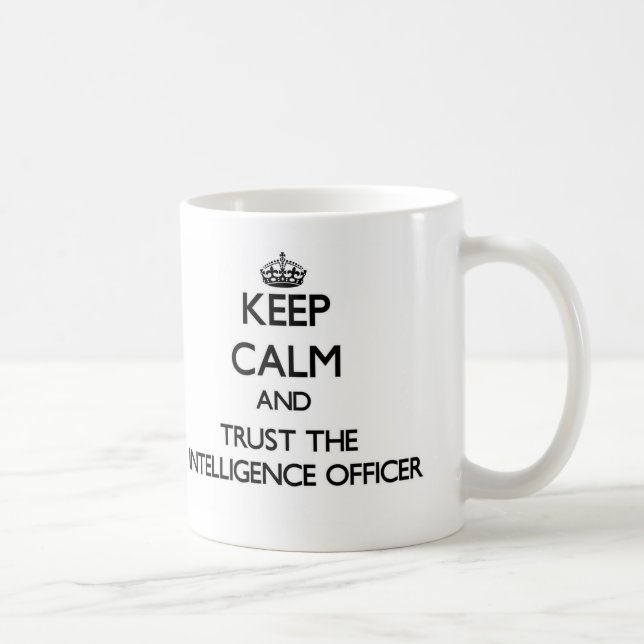 Mug Gardez le calme et faites confiance à l'agent du (Droite)