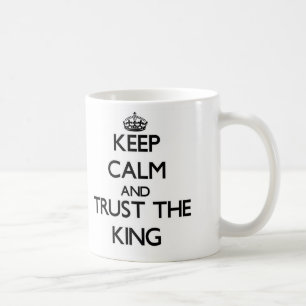 Mug Gardez le calme et faites confiance au roi