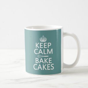 Mug Gardez le calme et faites les gâteaux cuire au