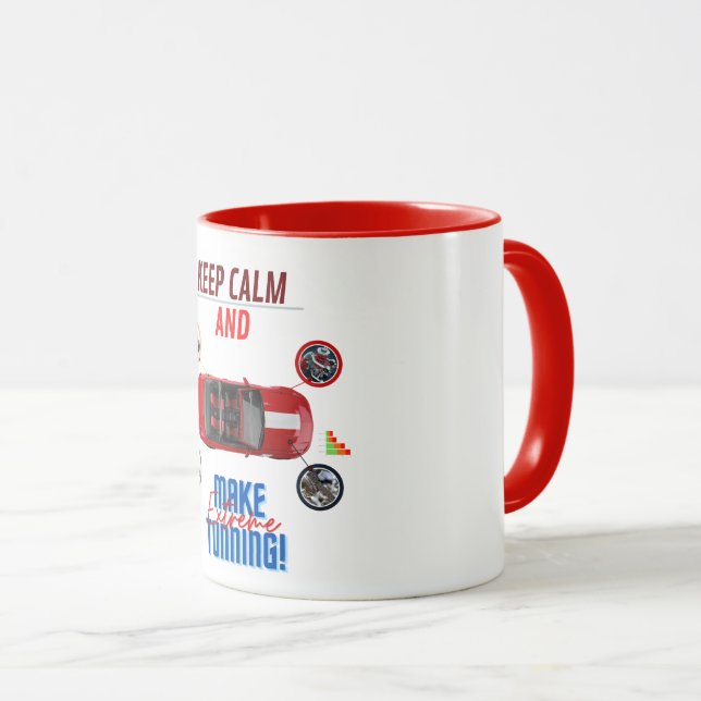MUG GARDEZ LE CALME ET FAITES UN TUNNING EXTRÊME (Devant droit)