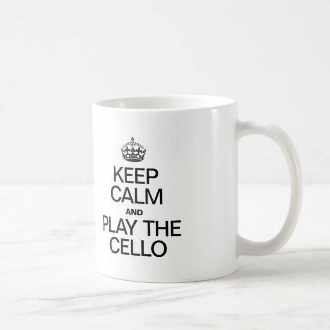 MUG GARDEZ LE CALME ET JOUEZ À LA CELLO (Droite)