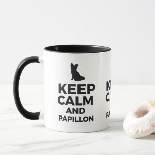 Mug Gardez Le Calme Et La Musique Papillon