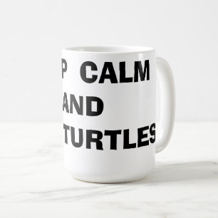 Mug Gardez le calme et l'amour des tortues