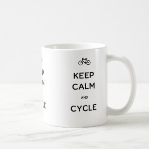 Mug Gardez le calme et le cycle