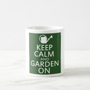 Mug Gardez le calme et le jardin allumés