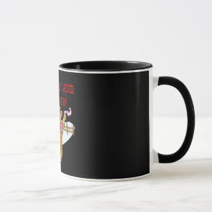 Mug Gardez le calme et le rodéo sur 2
