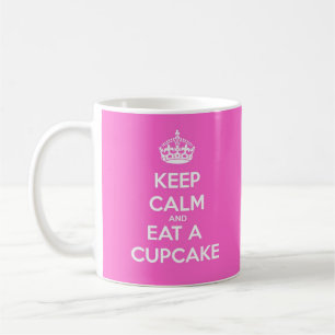 Mug Gardez le calme et mangez un petit gâteau