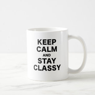 Mug Gardez le calme et restez chic
