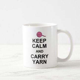 Mug Gardez le calme et transportez du fil