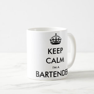 MUG GARDEZ LE CALME JE SUIS UN BARTENDEUR