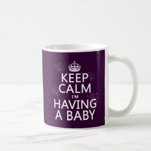Mug Gardez le calme que j'ai un bébé (toute couleur)